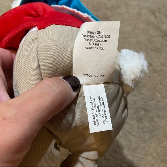 Disney Store Alice in Wonderland White Rabbit Plush Valentines Day Heart Stuffed - Picture 13 of 13